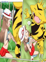 Pokémon - Leaf szafari kalandja - Erotikus képregény - 9. oldal