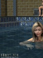 Alice naplója 10. rész - Fürdő, az ideális hely egy leszbikus orgiához - Erotikus képregény - 7. oldal