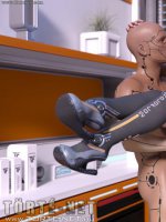 Szex cyborg-játékok 1. rész - Erotikus képregény - 33. oldal