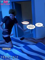 Holtak szigete 1. rész - Forró éjszaka a hotelben - Erotikus képregény - 31. oldal