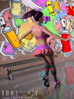 Térdharisnya és görkorcsolya - Erotikus képregény