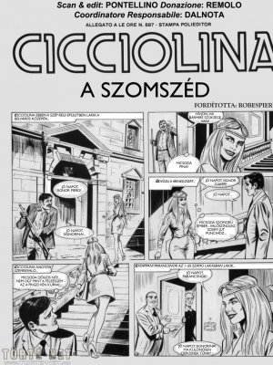 Cicciolina - A szomszéd - Erotikus képregény - 1. oldal