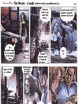 A kezdő - Erotikus képregény - 2. oldal