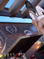 Leah és Scarlett a kávézóban - Erotikus képregény - 22. oldal