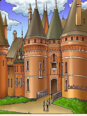 Amanda a kastélyban - Erotikus képregény - 1. oldal