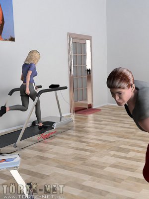 Edzőteremben - Erotikus képregény