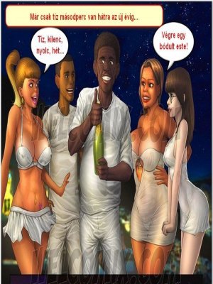 Új év a nyomornegyedben - Erotikus képregény