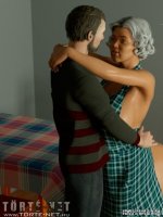 A nagyi fizeti a lakbért - Erotikus képregény - 21. oldal