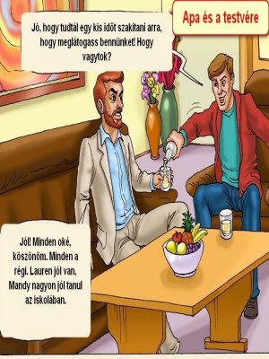 Apa és testvére - Erotikus képregény - 1. oldal