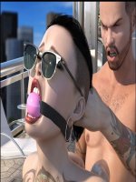 Szórakozás a teraszon - Erotikus képregény - 37. oldal