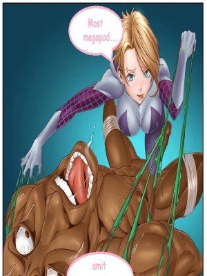 Pók-Gwen és a lábfétis - Erotikus képregény