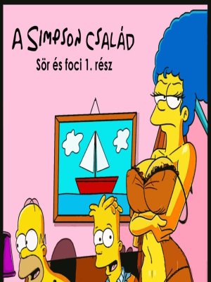 A Simpson család - Foci és sör - Erotikus képregény - 1. oldal