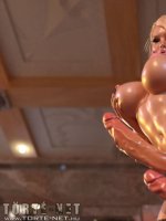 Kayla és Marcella a múzeumban 1. rész - Erotikus képregény - 37. oldal