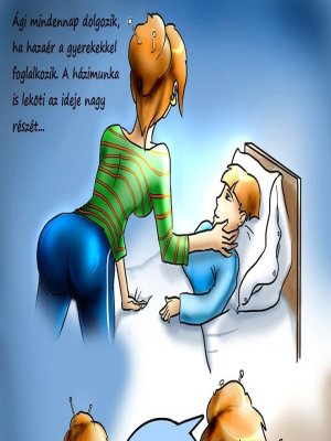 A kívánós Anyuka - Erotikus képregény - 2. oldal