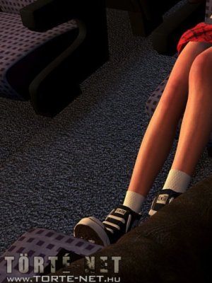 Egy lány a vonaton - Erotikus képregény - 3. oldal