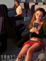 Egy lány a vonaton - Erotikus képregény - 7. oldal