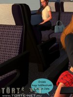 Egy lány a vonaton - Erotikus képregény - 9. oldal