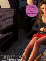 Egy lány a vonaton - Erotikus képregény - 10. oldal