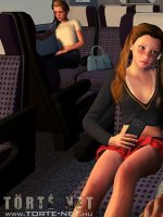 Egy lány a vonaton - Erotikus képregény - 11. oldal