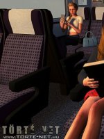 Egy lány a vonaton - Erotikus képregény - 16. oldal