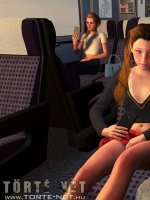 Egy lány a vonaton - Erotikus képregény - 23. oldal