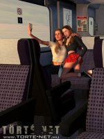 Egy lány a vonaton - Erotikus képregény - 42. oldal