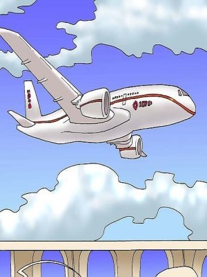 Amanda: Kaland a repülőgépen - Erotikus képregény