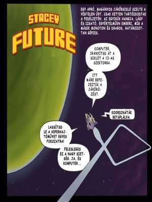 Stacey Future űrmarsall és a rovarszemű agyak támadása - Erotikus képregény - 2. oldal