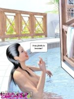 Angelina Jolie a medencénél - Erotikus képregény - 7. oldal