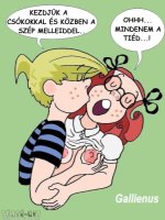 Dennis, a veszélyes és Margaret (családi) - Erotikus képregény