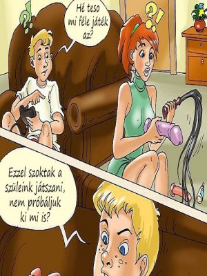 A nővérem érdekes játékokat talált - Erotikus képregény