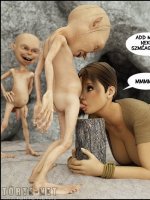 Lara Croft és a 3 Gollam - Erotikus képregény - 5. oldal
