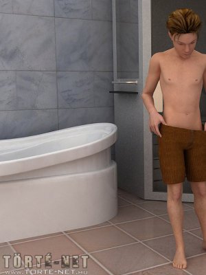 Alku az öcsivel a fürdőben - Erotikus képregény - 2. oldal