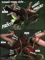 Telepatikus, hentai-s, csápos, űrös szex-Trek 9000 - Erotikus képregény - 71. oldal