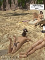 Forró orgia a forró napon - Erotikus képregény - 7. oldal