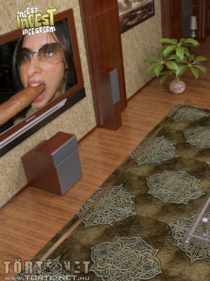 Anya és fia pornózik - Erotikus képregény