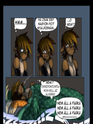 Yaoi - Furry Kalandok 5. rész - Szoros Alvás - Erotikus képregény