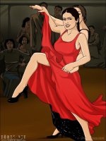 Salma Hayek - Tüzes tangó - Erotikus képregény