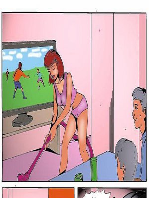 Apa és fia focit néznek - Erotikus képregény