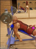 Miriam az edzőteremben - Erotikus képregény - 17. oldal