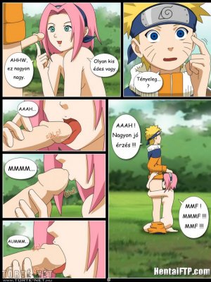 Naruto és Sakura az erdőben - Erotikus képregény - 3. oldal