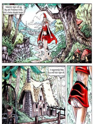 Piroska és a farkas - Erotikus képregény