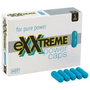 HOT eXXtreme - guarana + koffein étrend-kiegészítő kapszula (5 db)