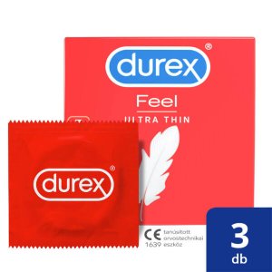 Durex Feel Ultra Thin - ultra élethű óvszer (3 db)