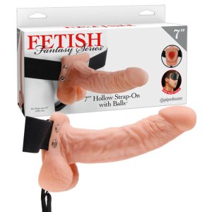 Pipedream - Fetish Strap-on 7 - felcsatolható dildó (testszínű)
