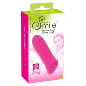 SMILE Power Bullet - akkus, extra erős kis rúdvibrátor (pink)