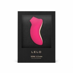 LELO Sona 2 Cruise - hanghullámos csiklóizgató (cseresznye)