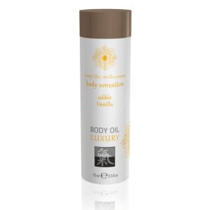 HOT - Shiatsu Luxury - ehető masszázsolaj - vanília (75 ml)