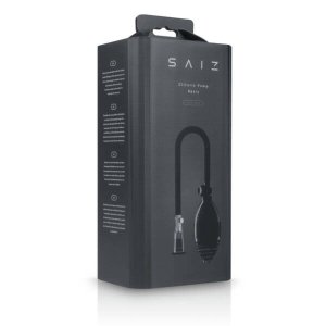 Saiz Basic - klitorisz pumpa, csiklóizgató (átlátszó-fekete)
