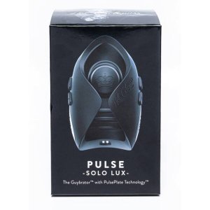 Hot Octopuss Pulse Solo Lux - rádiós maszturbátor férfiaknak (fekete)